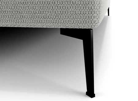 Łóżko kontynentalne Irvine 80x200 szary popiel stylowe łóżko z pojemnikiem na pościel i wysokim wezgłowiem zachwyca eleganckim designem