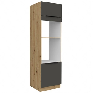 Słupek kuchenny Aversa Ar 60 DPM-210 2F szafka do zabudowy mikrofali i piekarnika fronty wykonane w technologii anti fingerprint