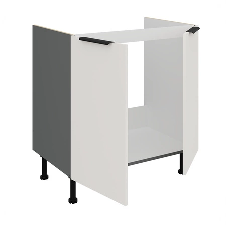 Szafka kuchenna pod zlewozmywak Corato Ant 80 ZL 2F BB szafka odporna na uszkodzenia wykończenie frontów w technologii anti fingerprint