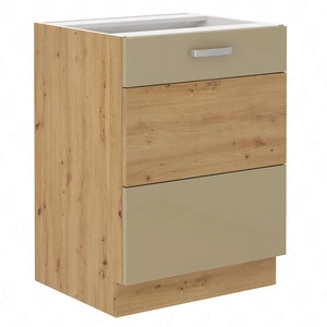 Szafka kuchenna stojąca z półką Arton 60 D 1F BB szafka odporna na parę wodną rozlaną ciecz i wysoką temperaturę