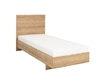 Łóżko Noma 90x200 cm dąb riviera w nowoczesnym stylu idealne do pokoju młodzieżowego lub małej sypialni