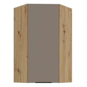 Szafka kuchenna narożna wisząca Fiuggi Ar 60x60 GN-108 1F odporna na uszkodzenia wykończenie frontów w technologii anti fingerprint