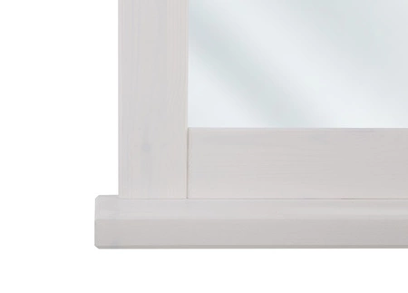 Zestaw mebli łazienkowych Romantic biały eleganckie drewniane szafki do łazienki w stylu klasycznym gustowne metalowe uchwyty