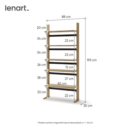Zestaw mebli biurowych Ollie dąb olejowany / beżowy / czarny designerskie meble w minimalistycznym stylu idealne do każdego wnętrza