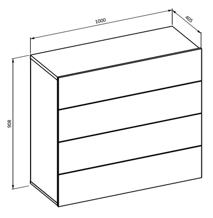 Zestaw mebli do sypialni Impressio dąb mauvella / ciemny beżowy eleganckie i uniwersalne meble do sypialni w nowoczesnym stylu pojemne szuflady