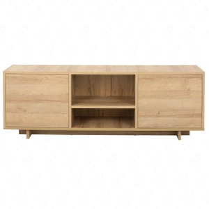 Szafka RTV Noma 180 cm dąb riviera elegancka stylistyka prosta forma mebla wpisująca się w każde wnętrze fronty szafka z systemem push to open