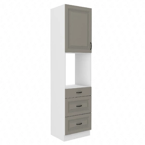 Słupek kuchenny Kastos 60 DPS-210 3S 1F szafka z szufladami do zabudowy piekarnika odporna na parę wodną wysoką temperaturę i rozlane ciecze