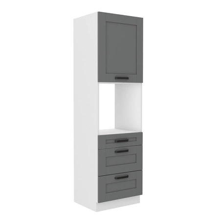 Słupek kuchenny Avola 60 DPS-210 3S 1F szafka z szufladami do zabudowy piekarnika odporna na parę wodną rozlane ciecze i wysoką temperaturę