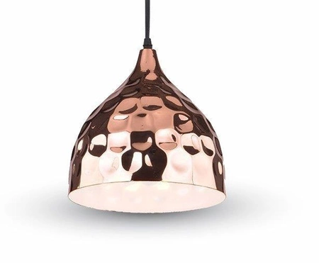 Lampa wisząca Gold 23 cm złota elegancka lampa sufitowa idealna do wnętrz w stylu loftowym klosz o ciekawym designie