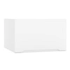 Szafka kuchenna wisząca Zova W60/56 OKGR biała szafka z drzwiami otwieranymi do góry odporna na uszkodzenia i wilgoć frezowany uchwyt