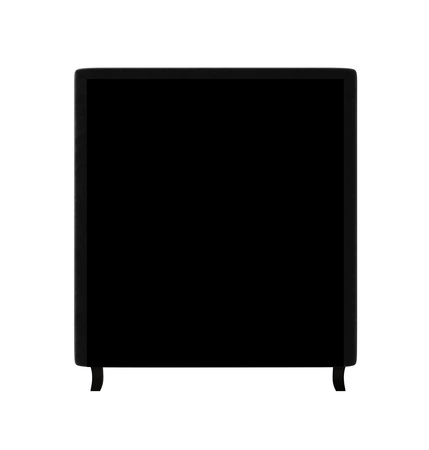 Łóżko kontynentalne Melba 100x200 grafitowe w nowoczesnym skandynawskim stylu z tapicerowanym zagłówkiem łóżko z pojemnikiem