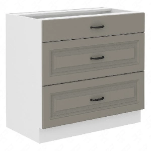 Szafka kuchenna stojąca z szufladami Kastos 80 D 3S BB szafka odporna na parę wodną wysoką temperaturę i rozlaną ciecz