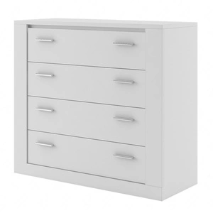 Komoda z szufladami Arti 100 cm biała minimalistyczny design klasyczna forma idealna komoda do salonu lub pokoju dziennego