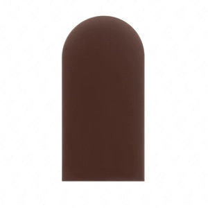 Panel tapicerowany Wally 30x60 cm brązowy stylowy panel ścienny płotek welurowa tkanina modne wykończenie każdej aranżacji