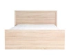 Łóżko z szufladami Finezja 140x200 dąb sonoma jasny to nowoczesna forma mebla zachwyca minimalizmem oraz oryginalnym wykończeniem