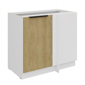 Szafka kuchenna narożna dostawiana Cremona 105 ND 1F BB prawa metalowy uchwyt krawędziowy odporność na działanie wilgoci i uszkodzenia