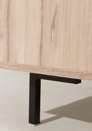 Stolik kawowy Estan dąb estana jasny / antracyt nowoczesny design blat odporny na rozlane ciecze