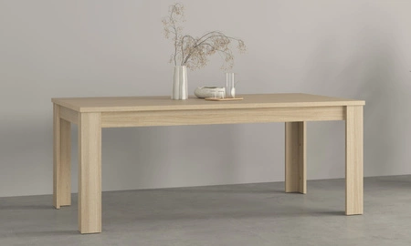 Stół Cuba 100x190 cm dąb samdal stylowy design stabilna konstrukcja świetna propozycja do salonu jadalni i pokoju dziennego