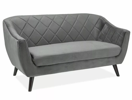 Sofa Molly szara prosta i stylowa sofa wpisująca się w każdą aranżację sofa z drewnianymi nogami