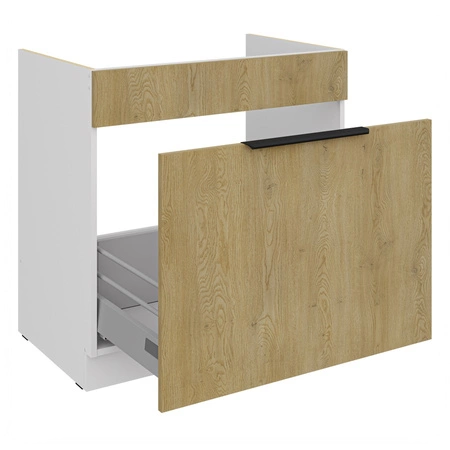 Szafka kuchenna pod zlewozmywak z szufladą Cremona 80 ZL 1S BB szafka odporna na działanie wilgoci i uszkodzenia uchwyt krawędziowy