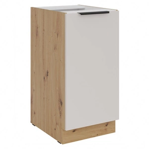 Szafka kuchenna stojąca z półką Soela 40 D 1F BB metalowy uchwyt krawędziowy szafka odporna na działanie wilgoci i uszkodzenia