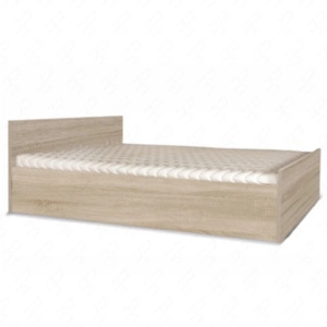 Łóżko Maximus 160x200 cm dąb sonoma jasny funkcjonalny mebel do sypialni lub pokoju młodzieżowego