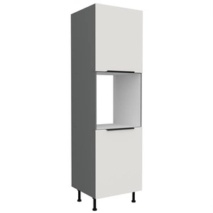 Słupek kuchenny Corato Ant 60 DP-215 2F szafka do zabudowy piekarnika fronty wykonane w innowacyjnej technologii anti fingerprint