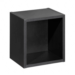 Szafka łazienkowa wisząca Nova 27 cm czarna prosta bryła doskonale uzupełniająca aranżację łazienki odporność na uszkodzenia