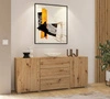 Komoda z szufladami Ava 140 cm dąb artisan z możliwością powieszenia idealna komoda do każdego wnętrza