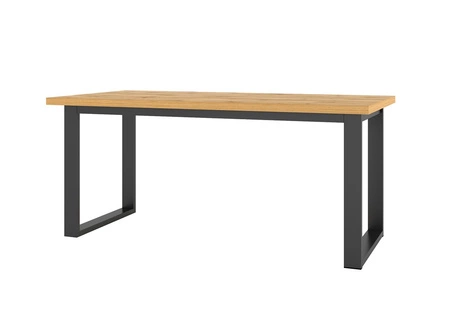 Stół rozkładany Halle 90x170-220 cm dąb wotan nowoczesna forma świetna propozycja do salonu jadalni i pokoju dziennego