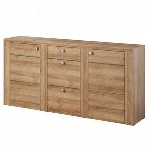 Komoda z szufladami Larona 176 cm dąb riviera nowoczesny design idealna komoda do salonu sypialni lub biura prosta forma