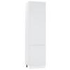 Słupek kuchenny Zova D60 LO/2333 biały / jasny szary wysoka szafka do zabudowy lodówki frezowane uchwyty odporność na uszkodzenia