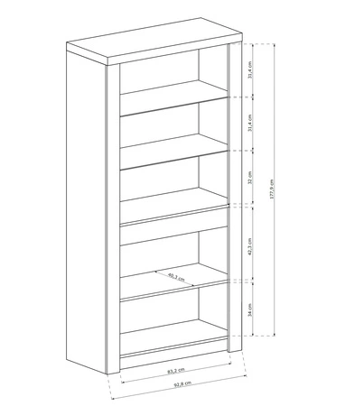 Witryna Indiana 96 cm jesion jasny stylowa witryna do salonu elementy z bezpiecznego szkła ozdobna deska na froncie witryny