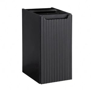 Szafka łazienkowa wisząca Nova 30 cm czarna stylowa szafka z półką zapewni dodatkową przestrzeń do przechowywania frezowany uchwyt