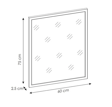 Zestaw mebli łazienkowych Brooklin dąb craft złoty nowoczesne szafki do łazienki o loftowym charakterze stabilna metalowa podstawa