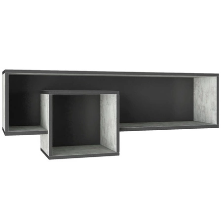 Zestaw mebli dziecięcych Nano 2 grafit / enigma idealna propozycja do pokoju młodzieżowego w modnym stylu