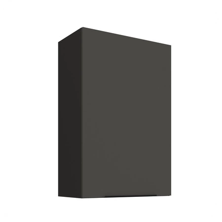 Zestaw mebli kuchennych Aversa Bl 390 cm stylowe szafki kuchenne z frontami wykonanymi w technologii anti fingerprint metalowe uchwyty