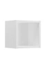 Szafka łazienkowa wisząca Nova / Viva 27 cm biała prosta bryła doskonale uzupełniająca aranżację łazienki odporność na uszkodzenia