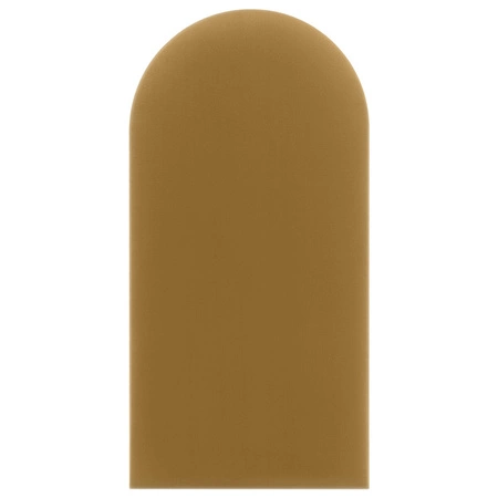 Panel tapicerowany Wally 30x80 cm żółty stylowy panel ścienny płotek welurowa tkanina modne wykończenie każdej aranżacji