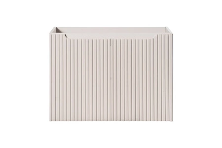 Szafka pod umywalkę Nova 80 cm beżowa funkcjonalna szafka do łazienki gustowne frezowane uchwyty odporność na działanie wilgoci