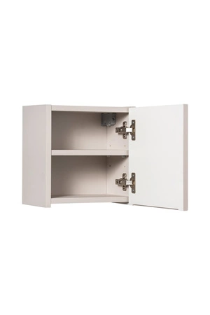 Szafka łazienkowa wisząca Nova 30 cm beżowa szafka do łazienki o nietuzinkowym charakterze elegancki ryflowany front