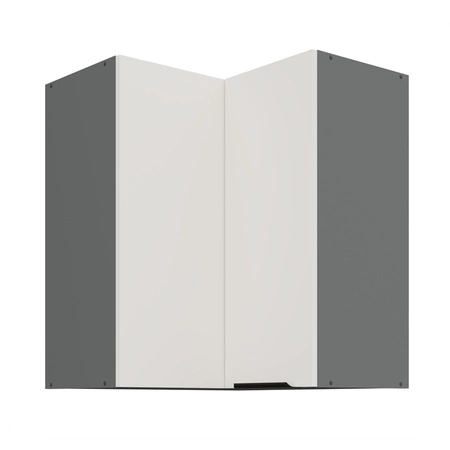 Szafka kuchenna narożna wisząca Corato Ant 60x60 GN-72 2F odporna na uszkodzenia wykończenie frontów w technologii anti fingerprint