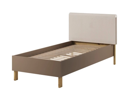 Zestaw mebli Lenny beżowy / truflowy / dąb artisan nowoczesny design stylowy zestaw mebli do pokoju młodzieżowego lub dziecięcego