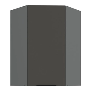 Szafka kuchenna narożna wisząca Aversa Ant 60x60 GN-90 1F odporna na uszkodzenia wykończenie frontów w technologii anti fingerprint