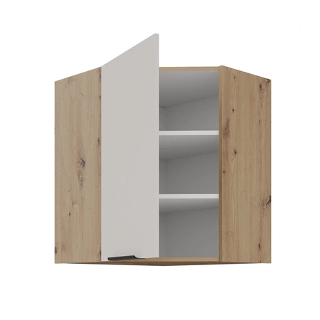 Szafka kuchenna narożna wisząca Soela 60x60 GN-72 1F metalowy uchwyt krawędziowy szafka odporna na działanie wilgoci i uszkodzenia