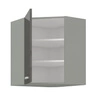 Szafka kuchenna narożna wisząca Grey 60x60 GN-72 1F szafka odporna na parę wodną wysoką temperaturę i rozlaną ciecz