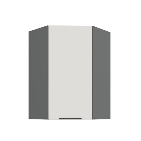 Szafka kuchenna narożna wisząca Corato Ant 60x60 GN-90 1F odporna na uszkodzenia wykończenie frontów w technologii anti fingerprint
