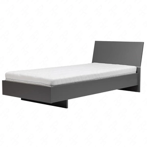 Łózko Yugo 90x200 cm w kolorze popiel nowoczesny oraz funkcjonalny mebel pokoju młodzieżowego
