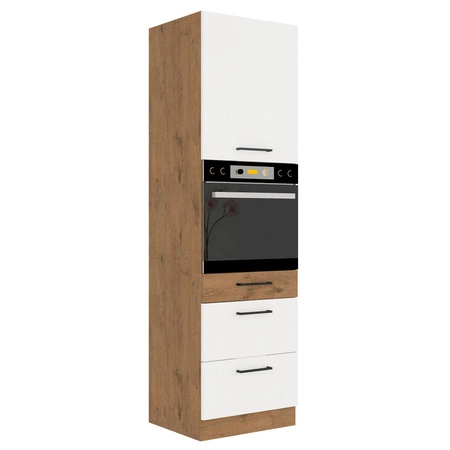 Słupek kuchenny Vento 60 DPS-210 3S 1F szafka z szufladami do zabudowy piekarnika odporna na parę wodną wysoką temperaturę i rozlane ciecze