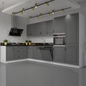 Zestaw mebli kuchennych narożny Tilos 190x350 cm idealny do wnętrz w stylu skandynawskim klasycznym i nowoczesnym